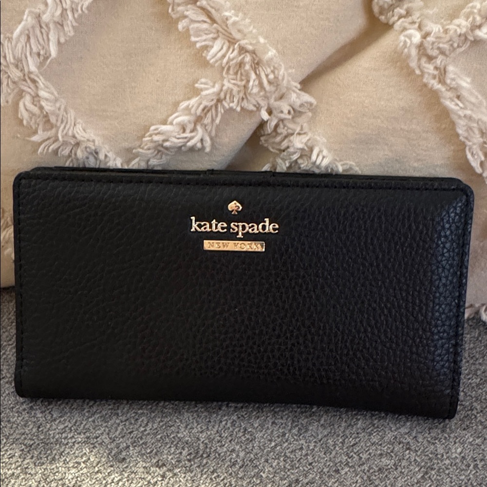 Kate Spade Black Leather Wallet